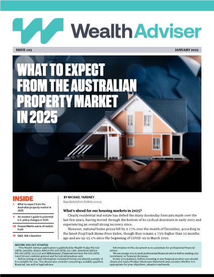 Wealth Adviser newsletter - Issue 103